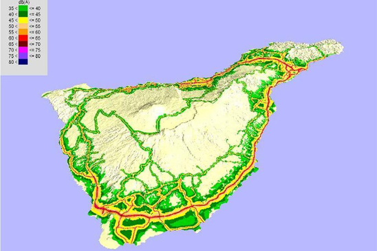 SoundPLAN - Mapa de ruido (3D)