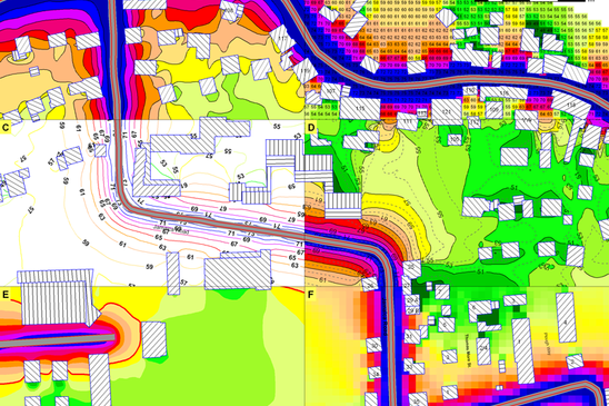 SoundPLAN - Mapa de ruido, varios formatos